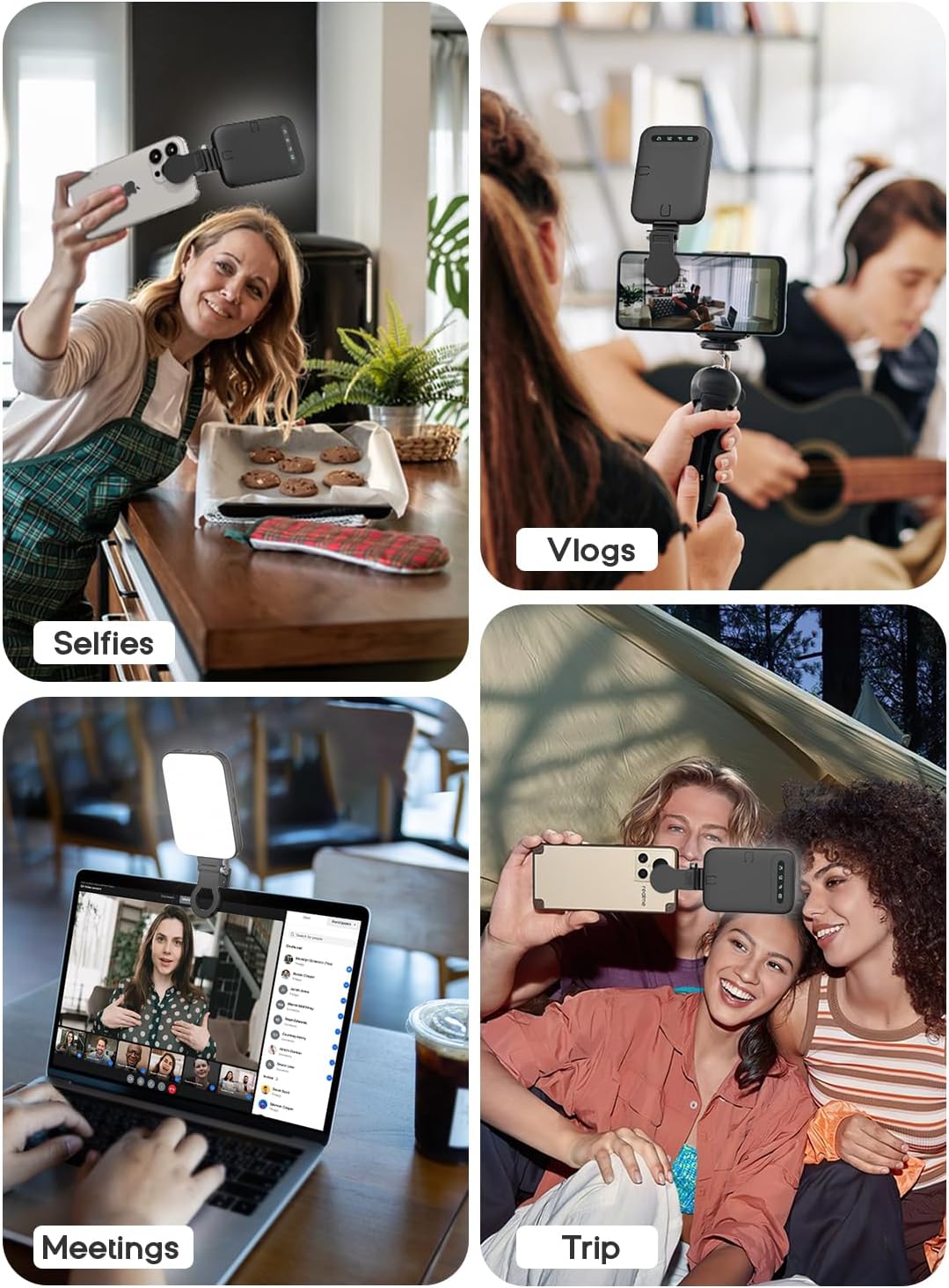 GlowClip Mini Selfie Light Pro