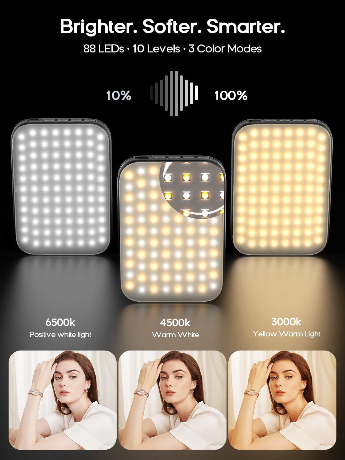 GlowClip Mini Selfie Light Pro