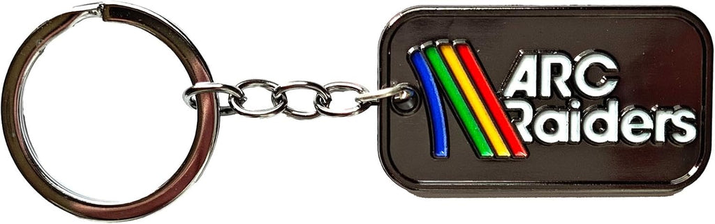 Retro Rainbow Game Keytag