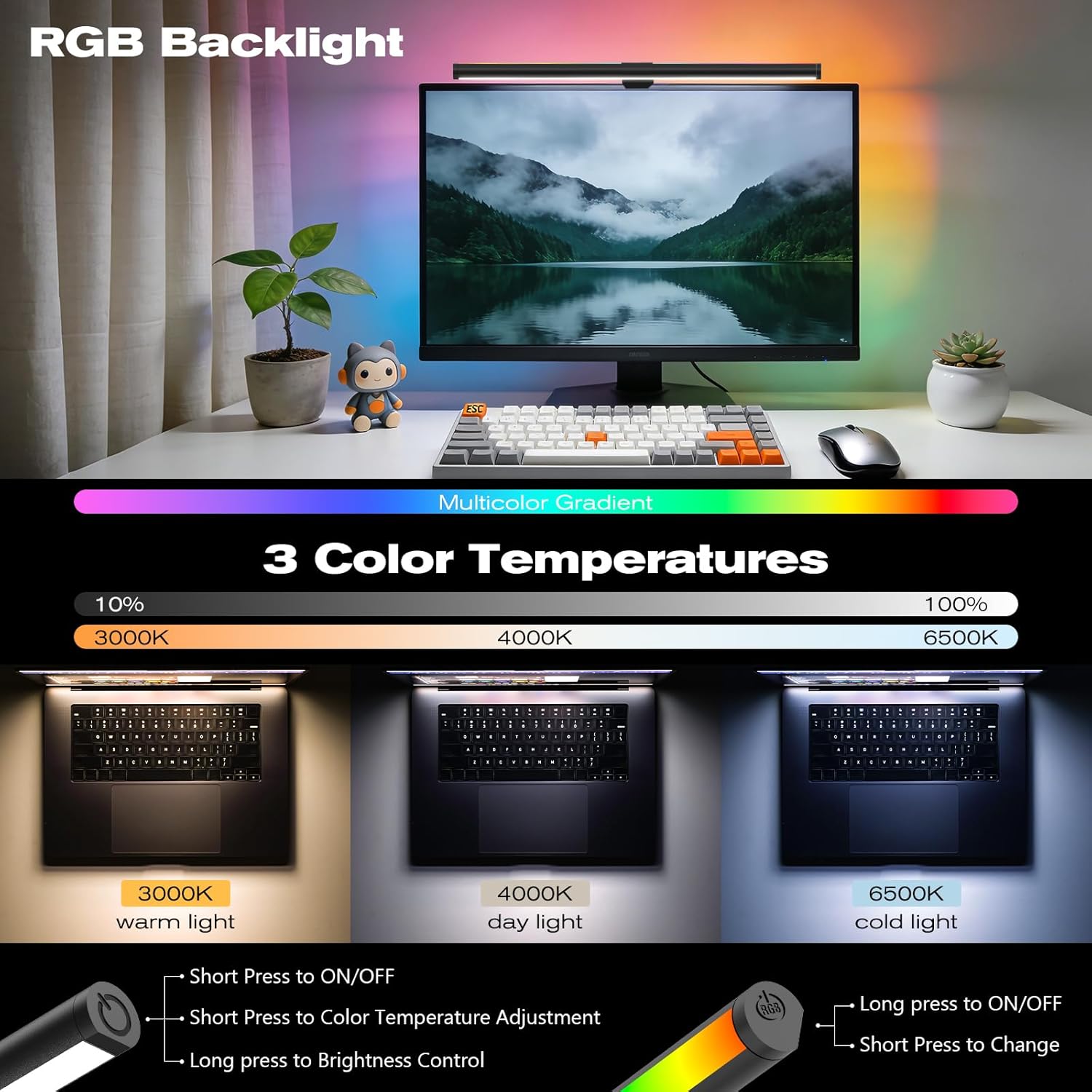 GlowBar RGB Monitor Light