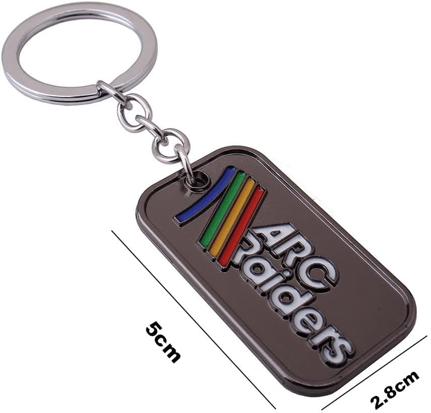 Retro Rainbow Game Keytag