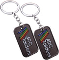Retro Rainbow Game Keytag